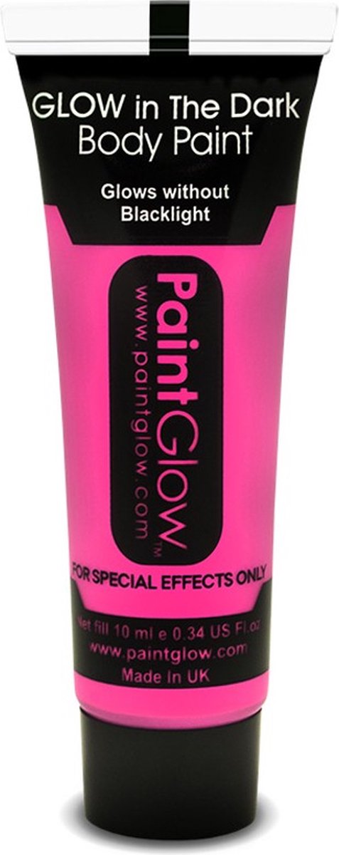 Paintglow | Glow in the dark face & body paint - Roze